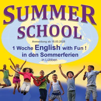 summerschool Englisch lernen Sommerferien Lübben spreewald